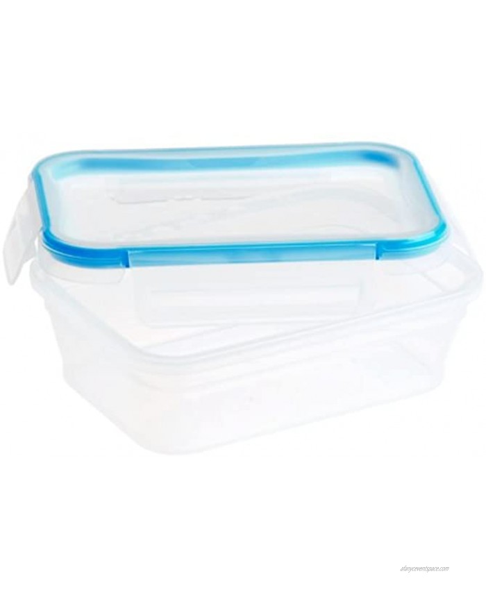 Snapware Total Solution Rectangular Plastic Food Storage Set 3-Cup BPA Free Meal Prep Leak-Proof Microwave Freezer and Dishwasher Safe