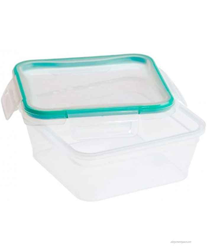 Snapware Total Solution Rectangular Plastic Food Storage Set 5.35-Cup BPA Free Meal Prep Leak-Proof Microwave Freezer and Dishwasher Safe