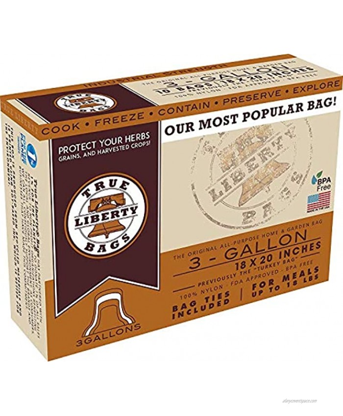 True Liberty Bags All Purpose Bags and Liners 3 Gallon 25 Pack