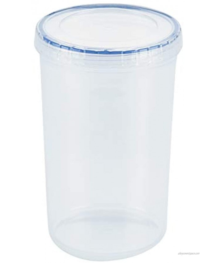 Lock & Lock Easy Essentials Twist Food Storage lids Airtight containers BPA Free Tall-44 oz-for Pasta Clear
