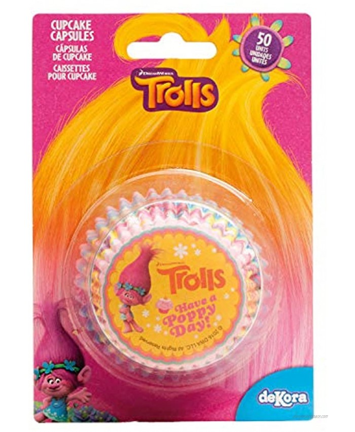 Trolls Cupcake Cases 50 per pack