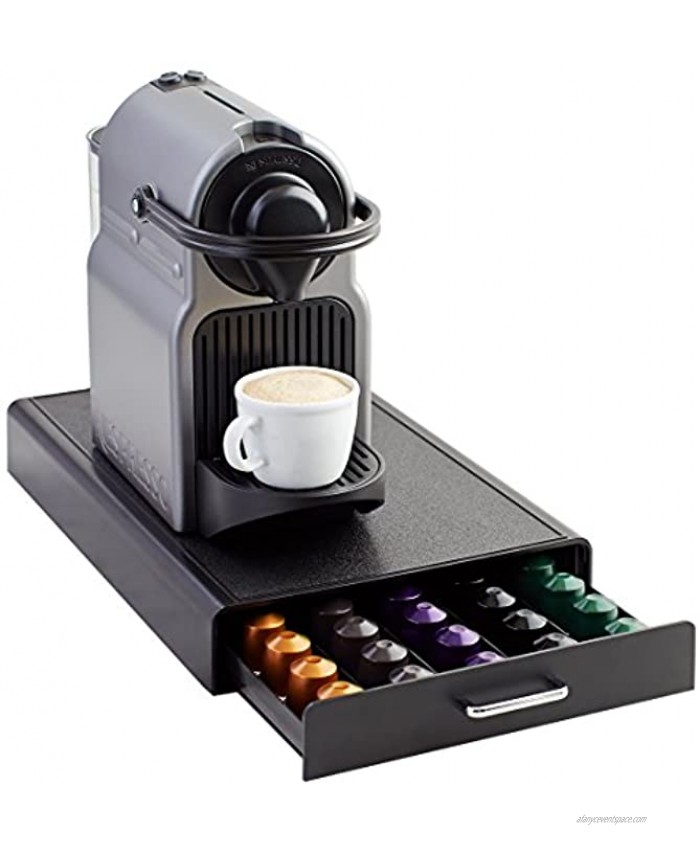 Basics Nespresso Coffee Pod Storage Drawer Holder 50 Capsule Capacity
