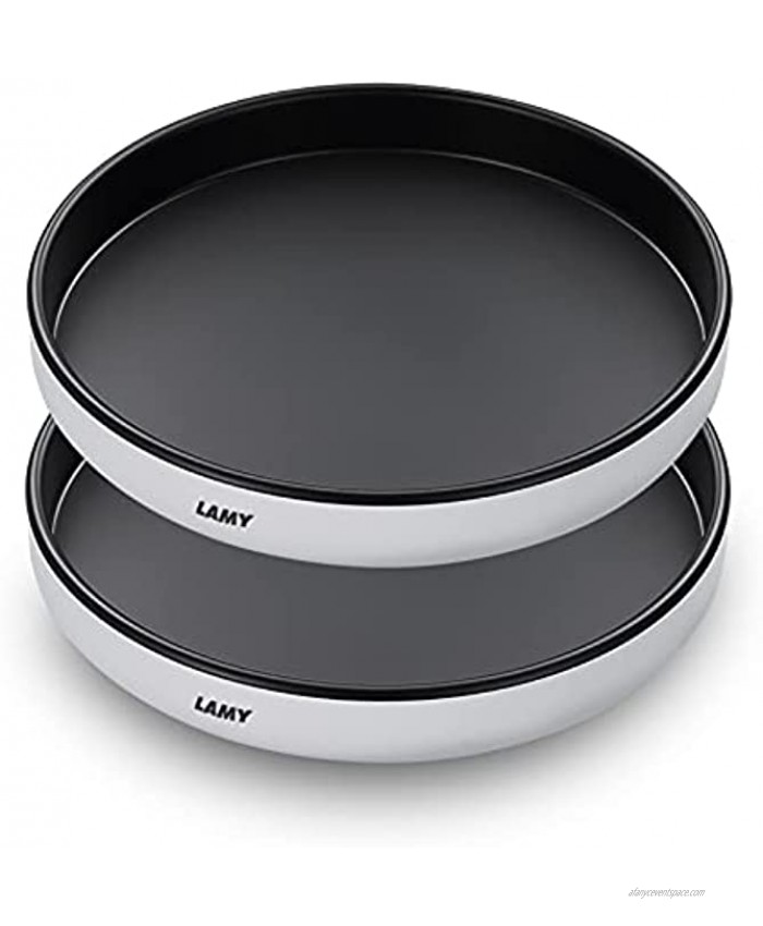 LAMY Lazy Susan Turntable 10 Inch Small Lazy Susan Cabinet Organizer 2 Pack Upgrade Lazy Susan Organizer for Table Refrigerator Pantry Counter