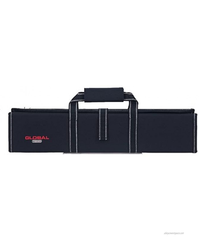 Global G-667 11-Knife Case with Handle and 11 Pockets 1 Black