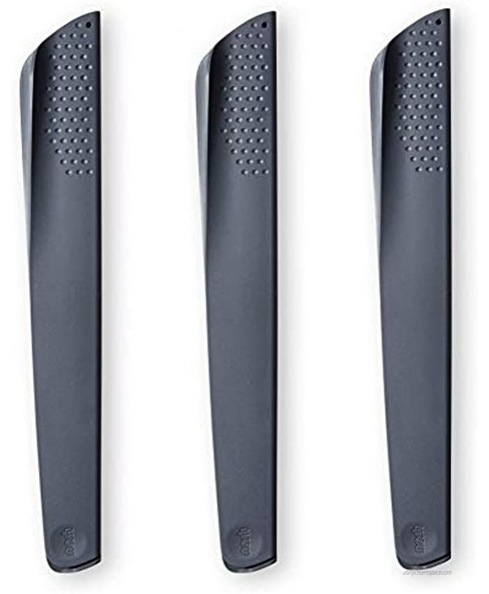 nosh Universal Knife Guard Blade Protector Large Set of 3 Dark Grey