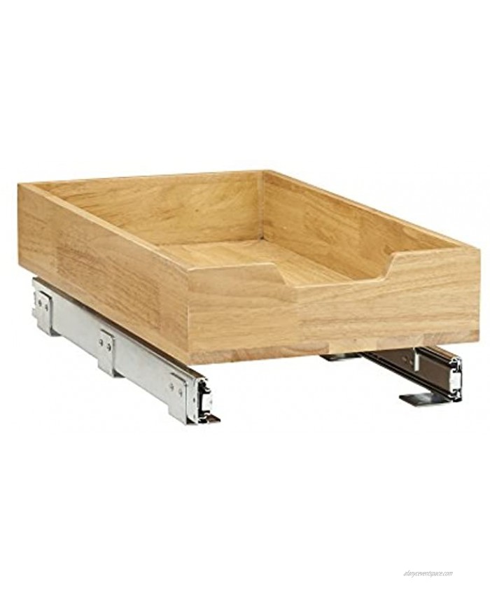 Household Essentials 4221-1 Glidez Bamboo 1-Tier Sliding Cabinet Organizer 11.5 Wide Wood