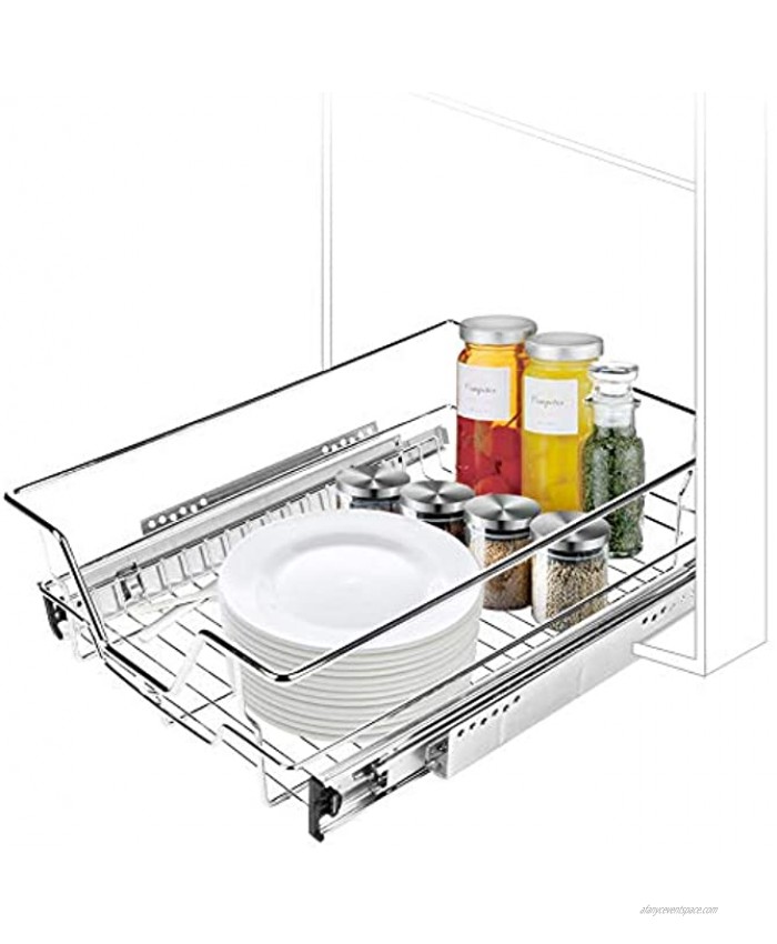 Pull out Drawer Cabinet Organizer Cabinet Sliding Shelf Hardware Sliding Drawer Organizer for Home Kitchen