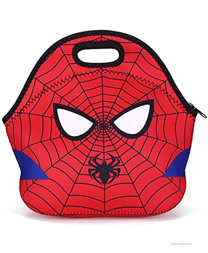 RecooTic Kids Spiderman Lunch Bag Waterproof Insulated lunchbox Lunch Tote Bag for School Work Office
