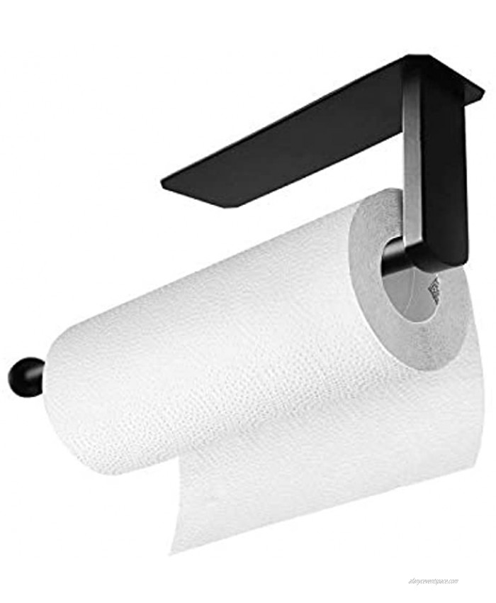 ArielGT Under Cabinet Paper Towel Holder for Kitchen 13 Inch Adhesive Paper Towel Holder One Extra Strong Adhesive Vertically or Horizontally Installation No Drilling Stainless Steel