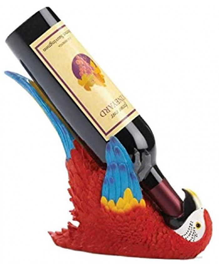 Colorful Parrot Wine Holder 10x4.5x8