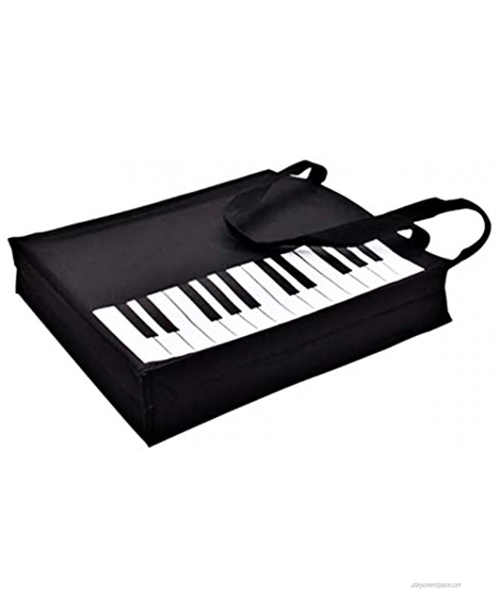 Piano Keys Handbag Reusable Grocery Bag Shoulder Shopping Bag Tote Bag for Music Teacher Girls Gift Bag Piano Keys Handbag