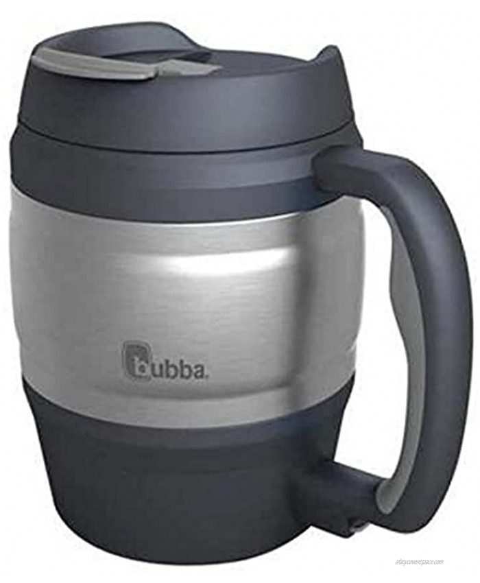 Bubba 52 oz. Insulated Travel Mug Stainless Steel and Classic Black