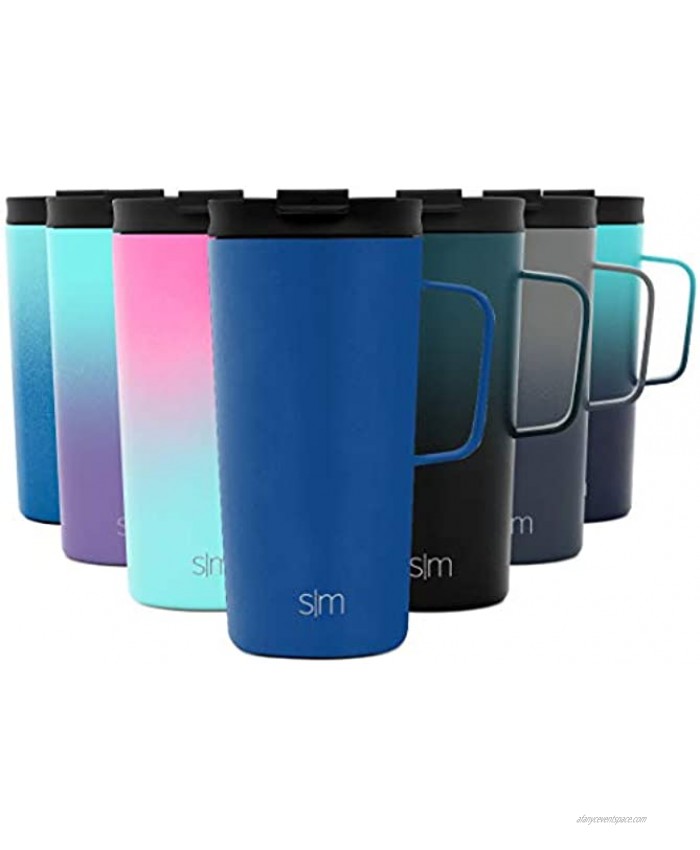 Simple Modern 18oz Scout Coffee Mug Tumbler Travel Cup for Men & Women Vacuum Insulated Camping Tea Flask with Lid 18 8 Stainless Steel Hydro -Twilight