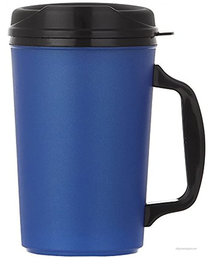 ThermoServ Foam Insulated Mug 20-Ounce Pearl Dark Blue