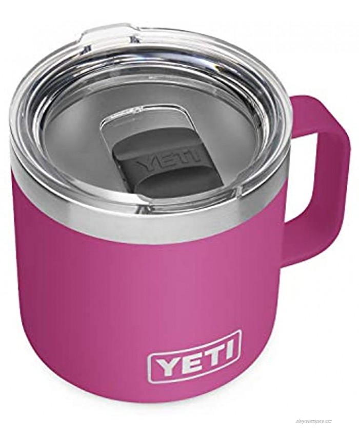 YETI Rambler 14 oz Mug Vacuum Insulated Stainless Steel with MagSlider Lid Prickly Pear