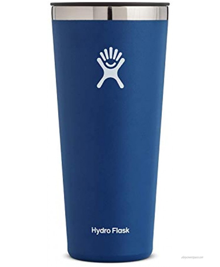 Hydro Flask Tumbler Cup Stainless Steel & Vacuum Insulated Press-In Lid 32 oz Cobalt