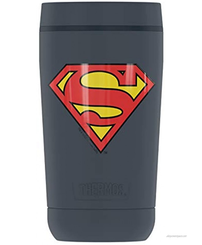Superman Classic Logo Shield GUARDIAN COLLECTION BY THERMOS Stainless Steel Travel Tumbler Vacuum insulated & Double Wall 12oz