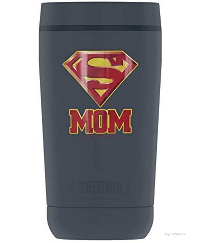 Superman Super Mom Shield Logo GUARDIAN COLLECTION BY THERMOS Stainless Steel Travel Tumbler Vacuum insulated & Double Wall 12oz