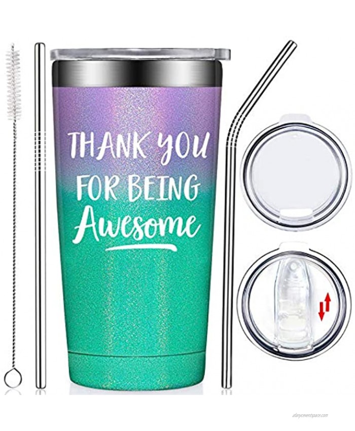 Thank You Gifts for Women Funny Birthday Thanksgiving Appreciation Friendship Christmas Present Gifts for Coworker Mom Wife Best Friends Son Daughter Boss Tumbler Cup
