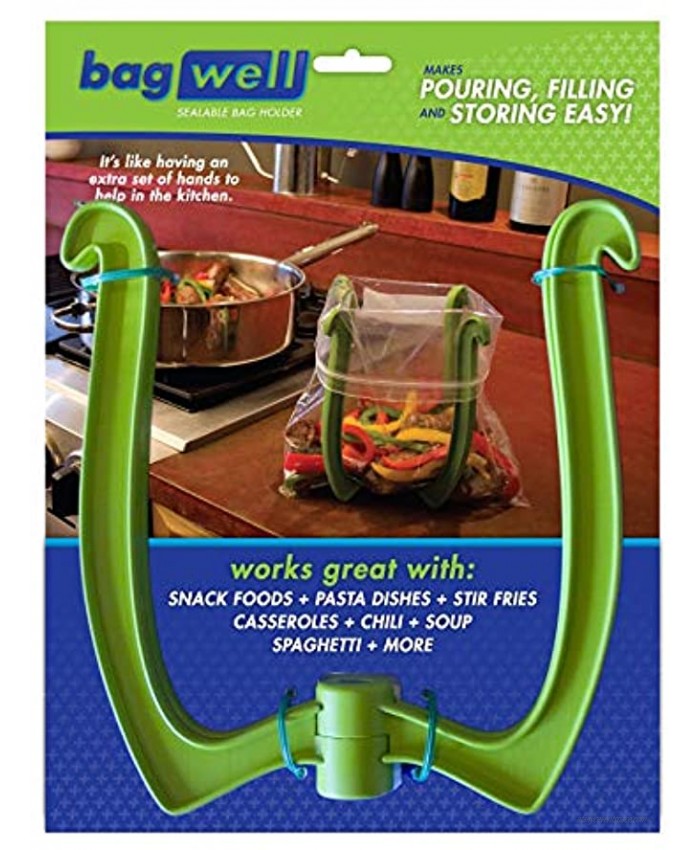 Bag Well Sealable Bag Holder for 1 Gallon Storage Bags