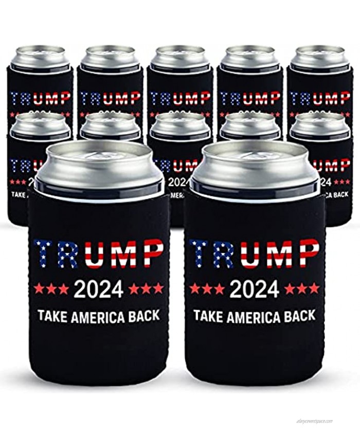 Donald Trump 2024 Take America Back Can Coolie Political Drink Coolers Coolies
