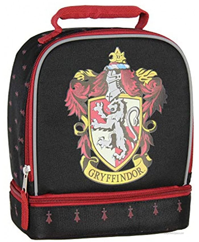 Harry Potter Gryffindor Crest Dual Compartment Lunch Bag Tote