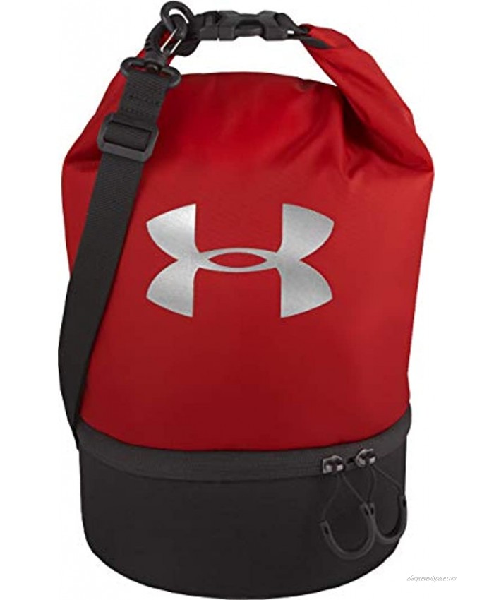 Under Armour Dual Compartment Lunch Bag Red Metallic