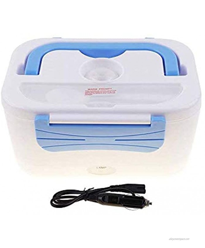 Vmotor Portable 12V Car Use Electric Heating Lunch Box Bento Meal Heater Food Warmer 45W Blue