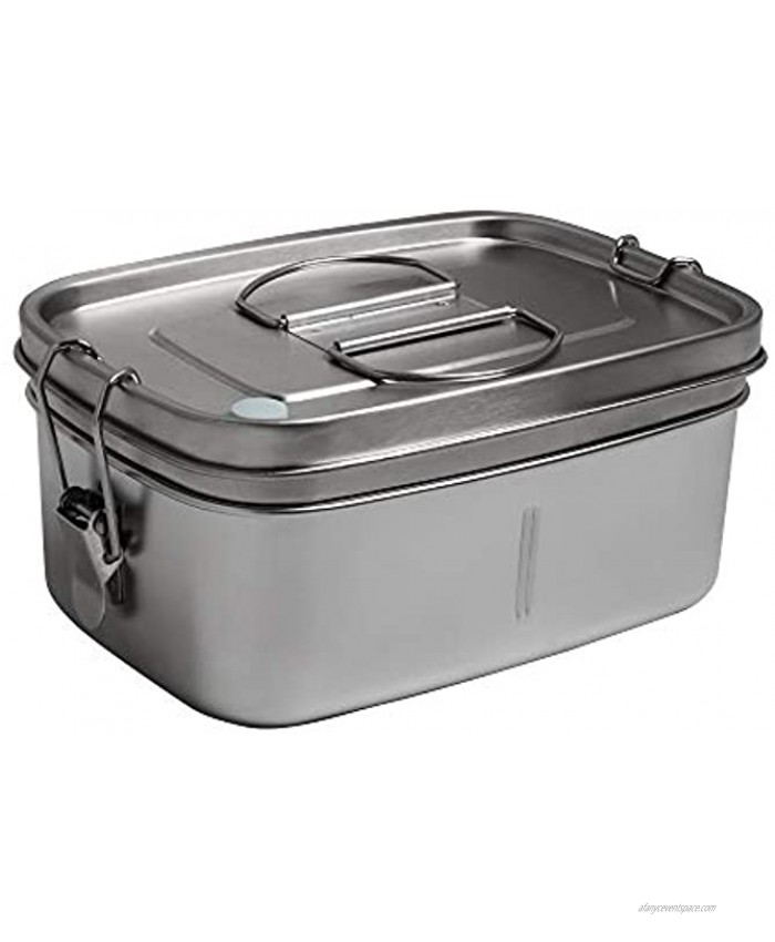 Afranti Stainless Steel Bento Lunch Box Leak-Proof Bento Lunch Box for Kids 50OZ Stainless Bento Lunch Box for Adults Bento Box for Sandwich Pasta and Fruit Perfect for Work School Lunch