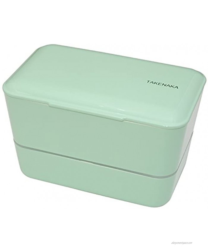 Expanded Double Bento Box by Takenaka Green Peppermint